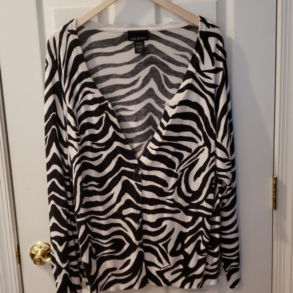Zebra 🦓 Print Cardigan